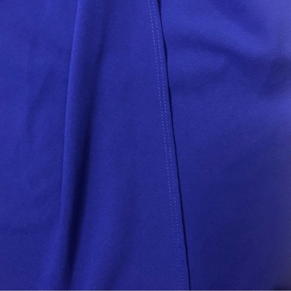 2/$30 Royal Blue Midi Pencil Skirt Twist Detail Small High Waist Stretch - Picture 4 of 10